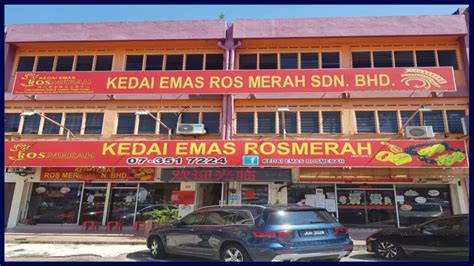 kedai emas ros merah.